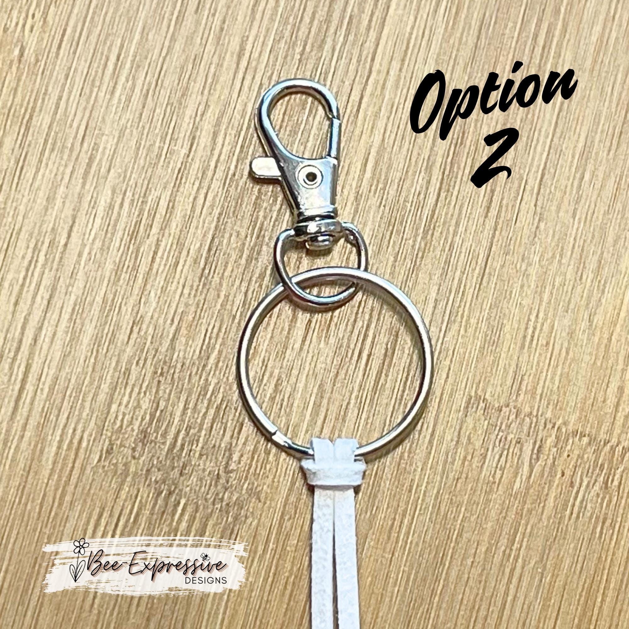 Beaded, silicone BARN and BOWTIE, metal duck charm, keychain! Lobster or swivel clasp, suede cord, gingham bead, furry and wood beads!